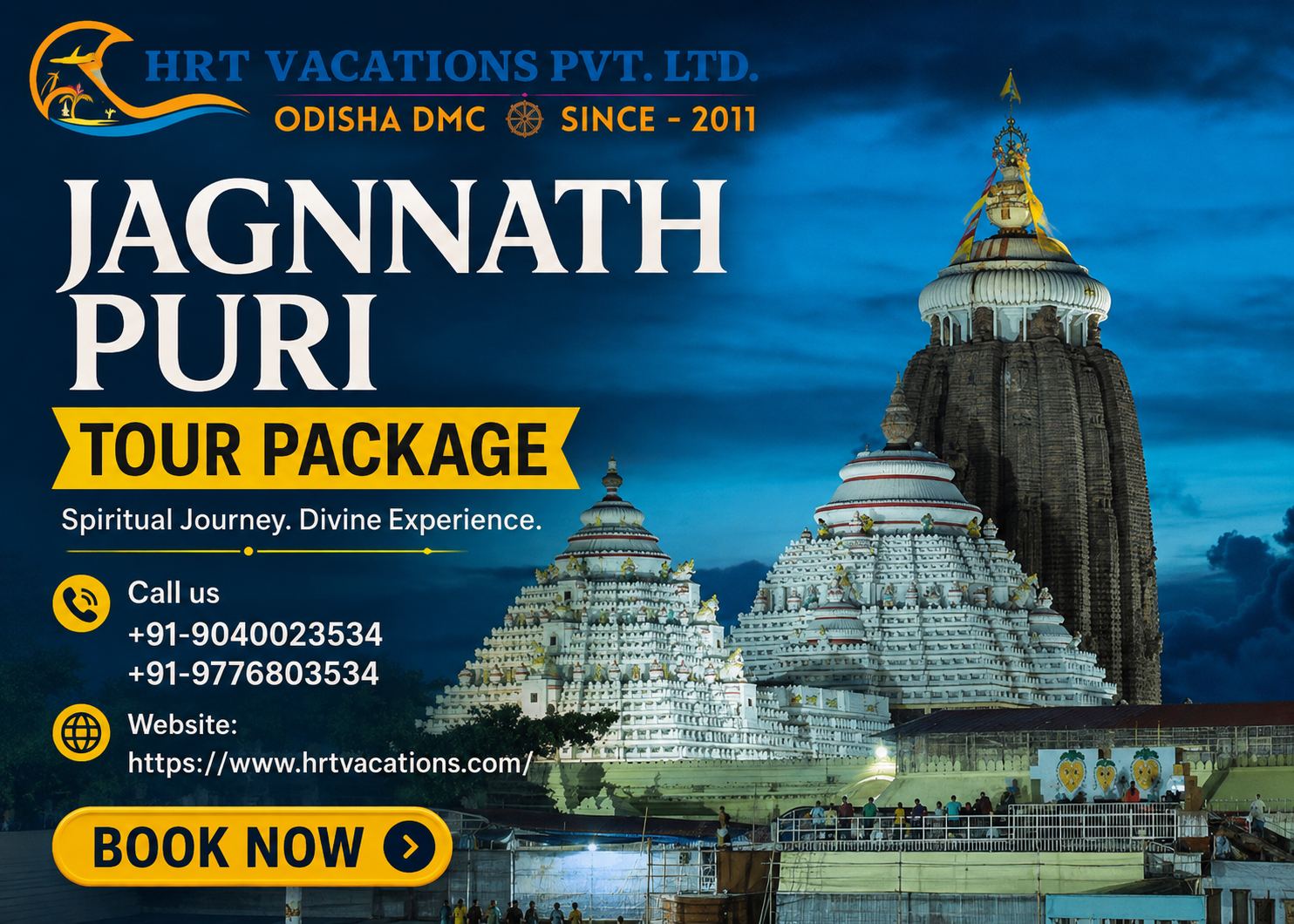 Jagannath Puri Tour with HRT Vacations